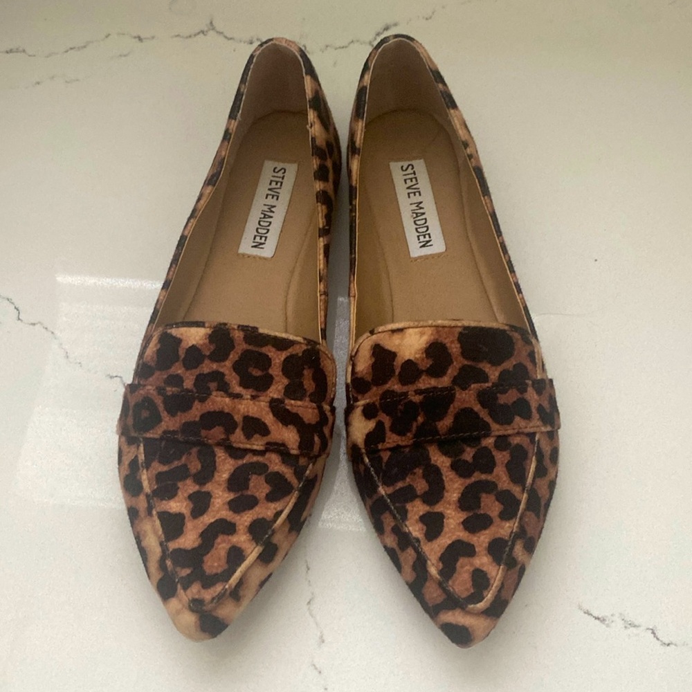 Steve Madden Cheetah Print Flats